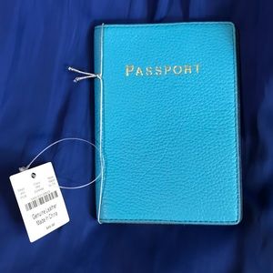 NWT JCrew Leather Passport Holder